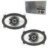 Rocx 2 weg luidspreker set Afmeting 9 x 15 cm Vermogen 80 Watt inclusief bevestigingsmateriaal | Auto speaker | Autospeaker | Luidspreker | Geschrikt voor Auto