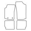 Mattenset Peugeot 306 - Cabrio modellen - 1993 - 2001