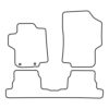 Mattenset Peugeot 1007 - 2005 ->