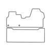 Mattenset Peugeot Expert - Stoel - Bank voormat + DC - 2016 ->