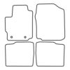 Mattenset Daihatsu Materia - M401 modellen - 2006 ->