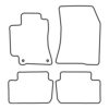 Mattenset Lexus IS200 - 1999 - 2005