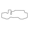 Mattenset Mitsubishi Canter Fuso - Voormat Small - 2007 ->