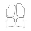 Mattenset Volkswagen Polo - 2005 - 2009
