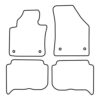 Mattenset Volkswagen Touran - 2007 - 2015