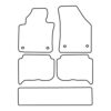 Mattenset Volkswagen Touran - 2003 - 2007