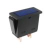 Controle lamp blauw 12 Volt