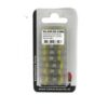 Kabeldoorverbinder geel 25 stuks blister
