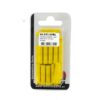 60.551-25BL Kabeldoorverbinder geel 25 stuks blister