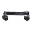 Spiraalkabel 12 Volt 2 x 13 polig PVC