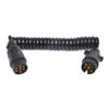 Spiraalkabel 12 Volt 2 x 7 polig PVC
