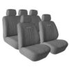 Stoelhoezen Set Road Track – Grijs – 9-delig voor Optimale Bescherming en Comfort
