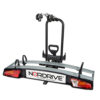 Nordrive Wave 2, fietsendrager voor trekhaak - 2 fietsen - Inklapbaar - Electrische fietsen