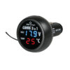 Smart-Plug, multifunctionele stekker 12/24V | Thermometer voor auto en vrachtwagen | 5v, 2100 mA | Met USB-aansluiting