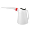 HDPE decanteerkan met flexibele schenktuit – geschikt voor olie en brandstof | Oliemaatbeker met schenktuit - 5 liter