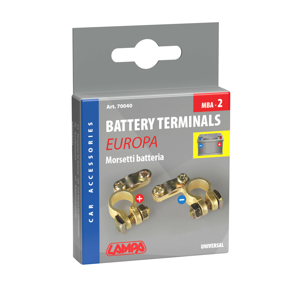 Accupoolklem set - Europe-type #1