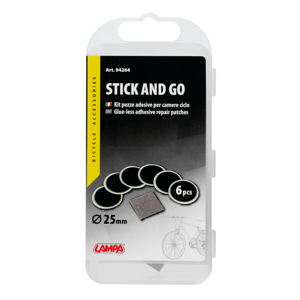 Stick & Go lijmloze lijmreparatiepatches - set van 6 #1