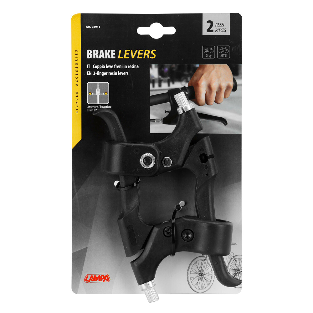 Remhendels 3-Finger - Verstelbare fiets remgrepen set #1