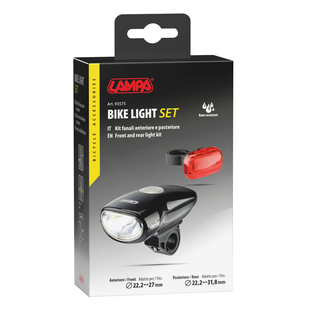 Fietslampenset voor- en achterlicht 120 lm met 3 lichtmodi #3