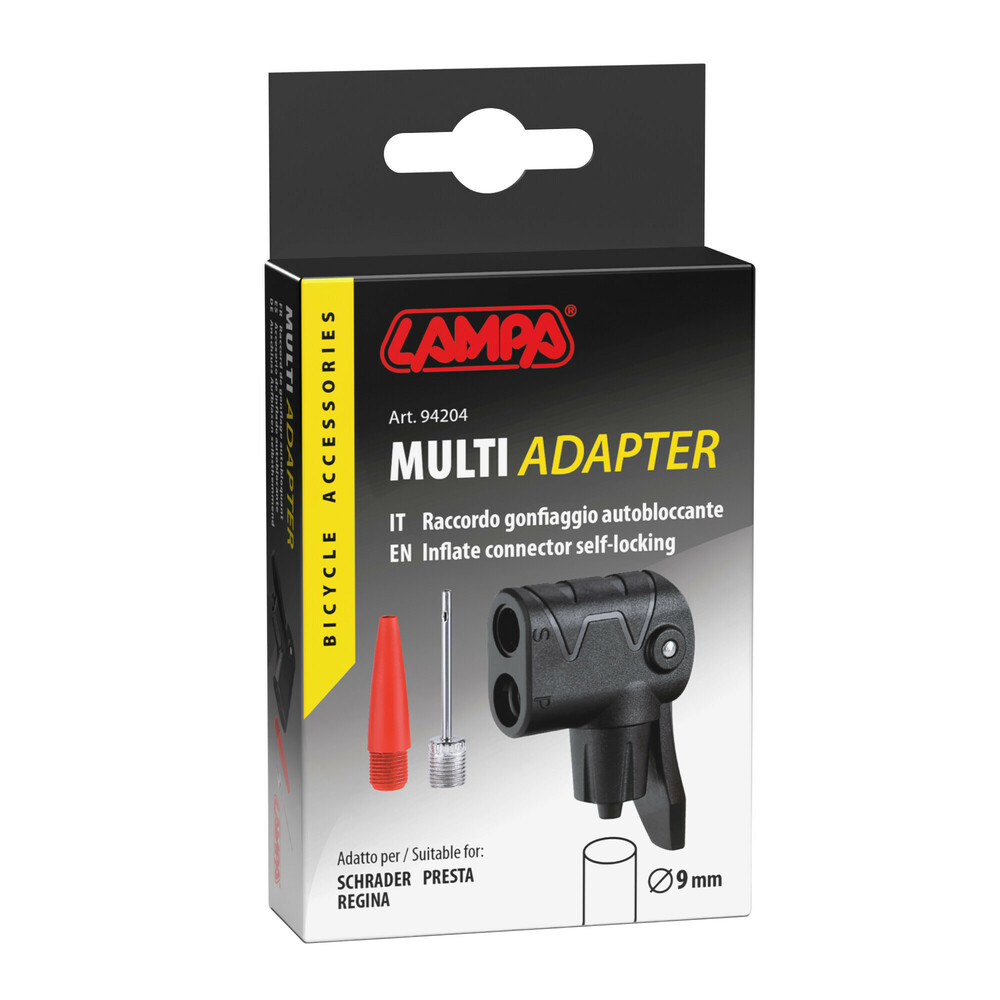 Zelfvergrendelende Inflatieconnector voor luchtslang Ø 9 mm #2