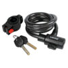 Stalen kabelslot met LED-lamp - 100 cm #0 Stalen kabelslot met LED-lamp - 100 cm