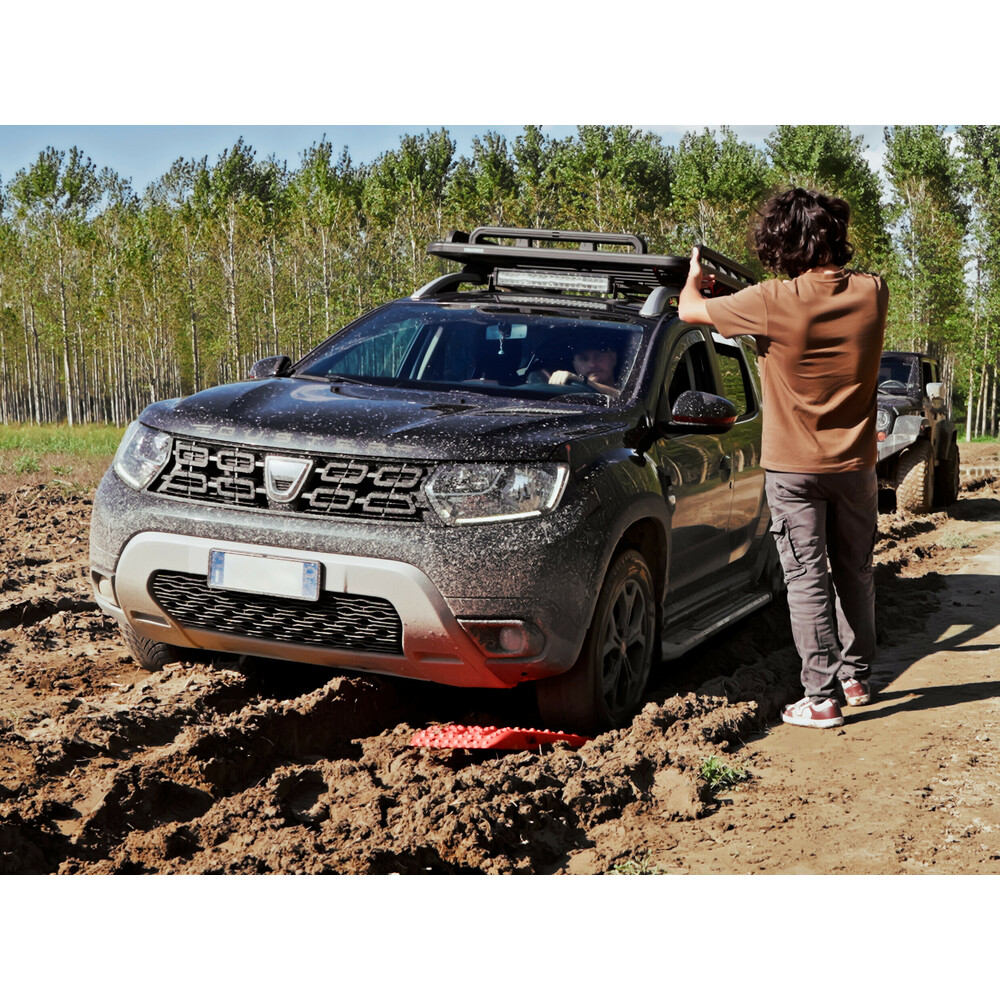 Offroad rijplaten 104 x 28 cm – Gripplaten voor sneeuw, zand, modder en ijs – Max. 10 ton #8