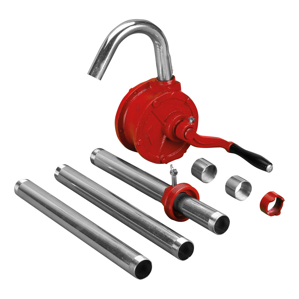 Stalen Rotatie Handpomp voor Vaten 50-220 Liter – 300 ml per Slag, Verstelbare Buis #2