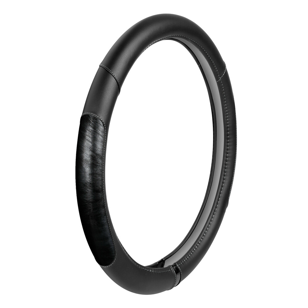 Parelzwart Skeentex Stuurwielhoes M Ø 44-46 cm – Ultrazacht met Glanzend Pareleffect #1