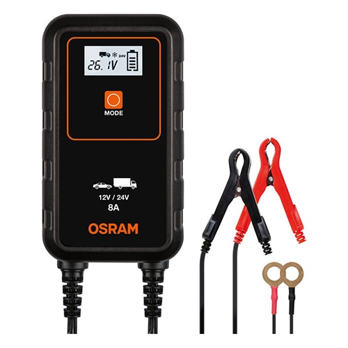 Osram acculader 12/24 volt 8 ampère #1