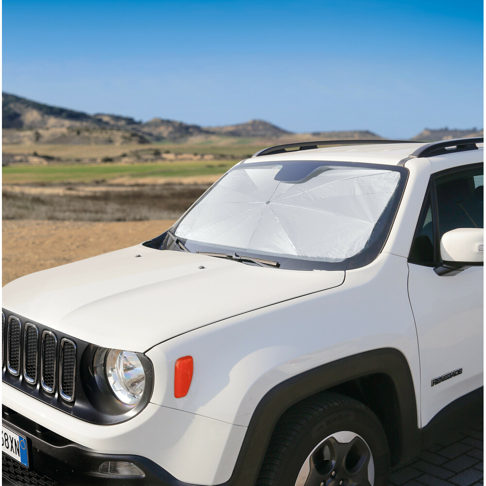 Premium Zonnescherm voor Auto L – 79 x 140 cm, UV- en Warmtewerend #1