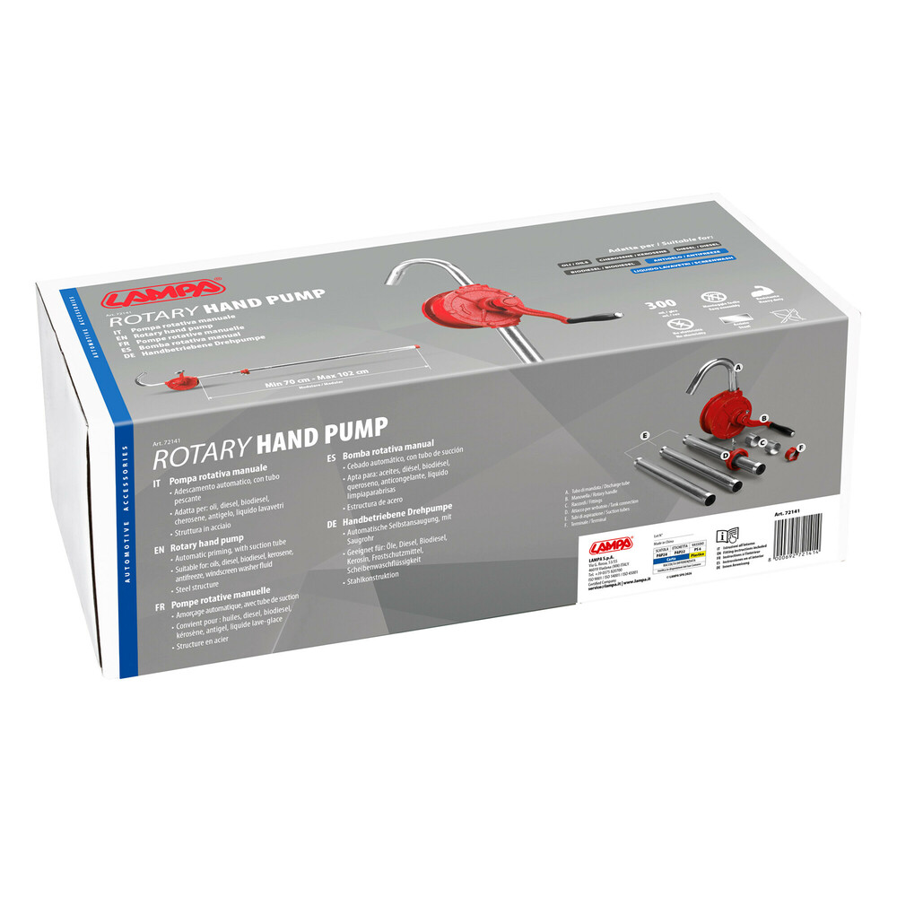 Stalen Rotatie Handpomp voor Vaten 50-220 Liter – 300 ml per Slag, Verstelbare Buis #3