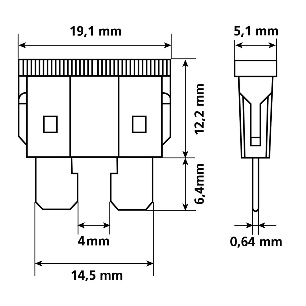 Plug-in zekeringen set - 12/32V #1
