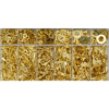 TCP assortiment ongeïsoleerde kabelogen - 750 Stuks – Diverse Maten