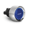 TCP Blauwe led-drukschakelaar 12/24V - 25A - 3-polig, tijdelijk contact