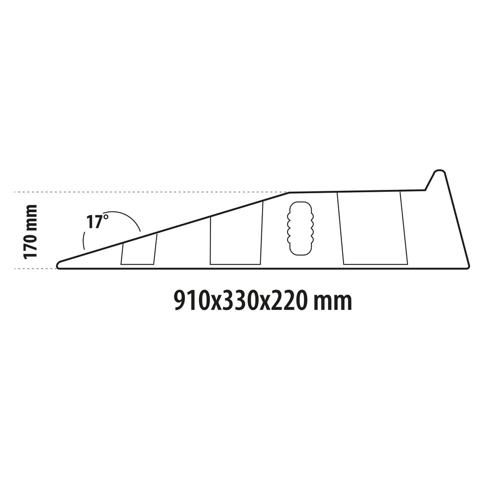 Oprijplaten tot 6 ton – 2 stuks – 170 mm hoog – antislip #4
