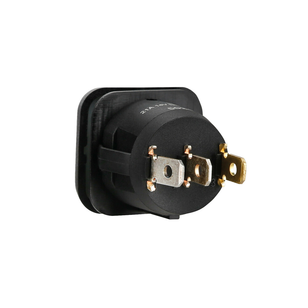 TCP Groene led-wipschakelaar 12/24V - 10A - 3-polig, aan/uit #1