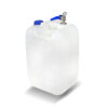 Water jerrycan 20L met metalen tapkraan bovenop #0 Water jerrycan 20L met metalen tapkraan bovenop