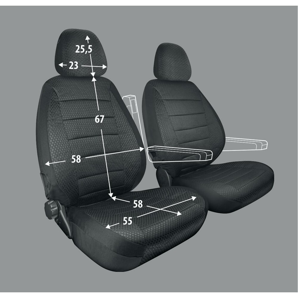 Travel Easy Fit, universele camperstoelhoezen #2