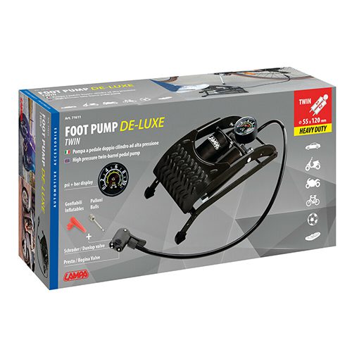 Voetpomp de luxe met dubbele cilinder #4