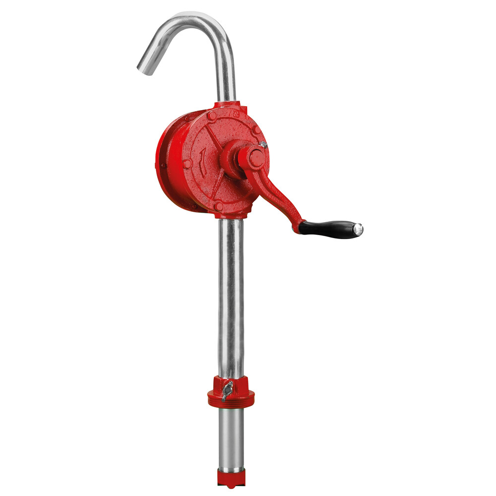 Stalen Rotatie Handpomp voor Vaten 50-220 Liter – 300 ml per Slag, Verstelbare Buis #1