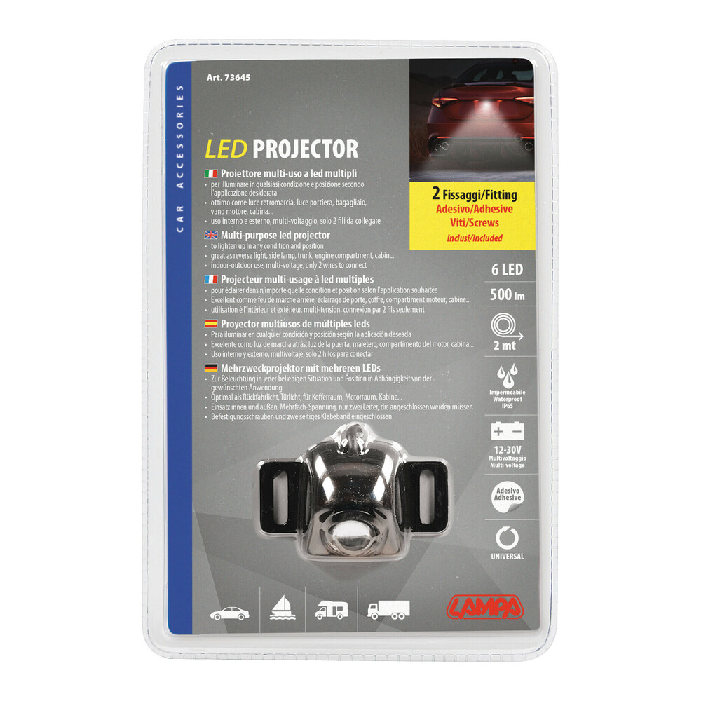 Multifunctionele LED Werklamp 12-30V – 4W, 500 Lumen, IP65 Waterbestendig #5