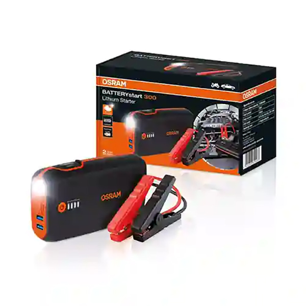 Battery starter 300A 2x USB-contact #3