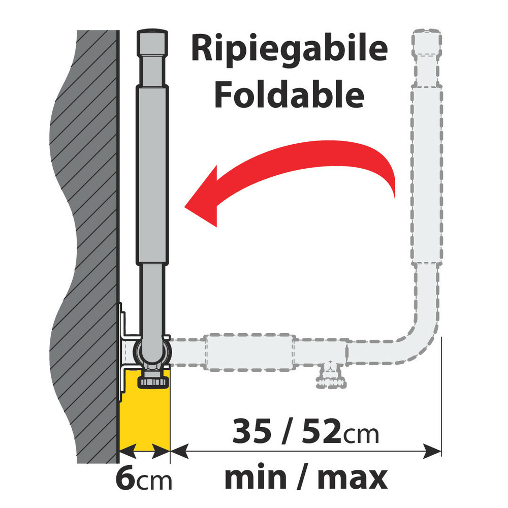 Set van 2 wandbeugels voor dakkoffers type 1 - Telescopisch en inklapbaar #4